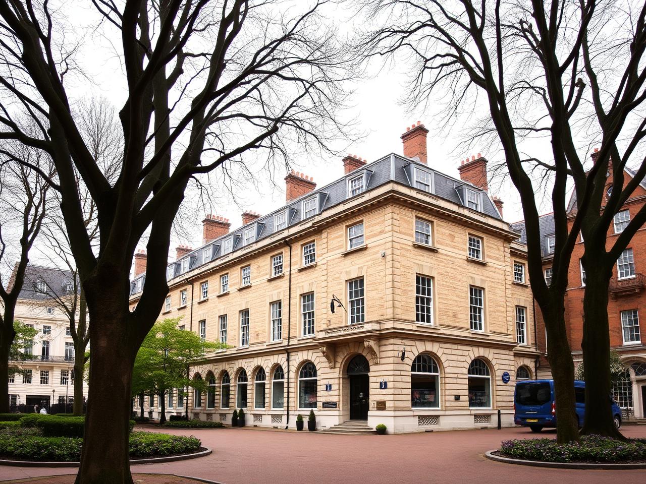 Historic office building at Finsbury Circus, London